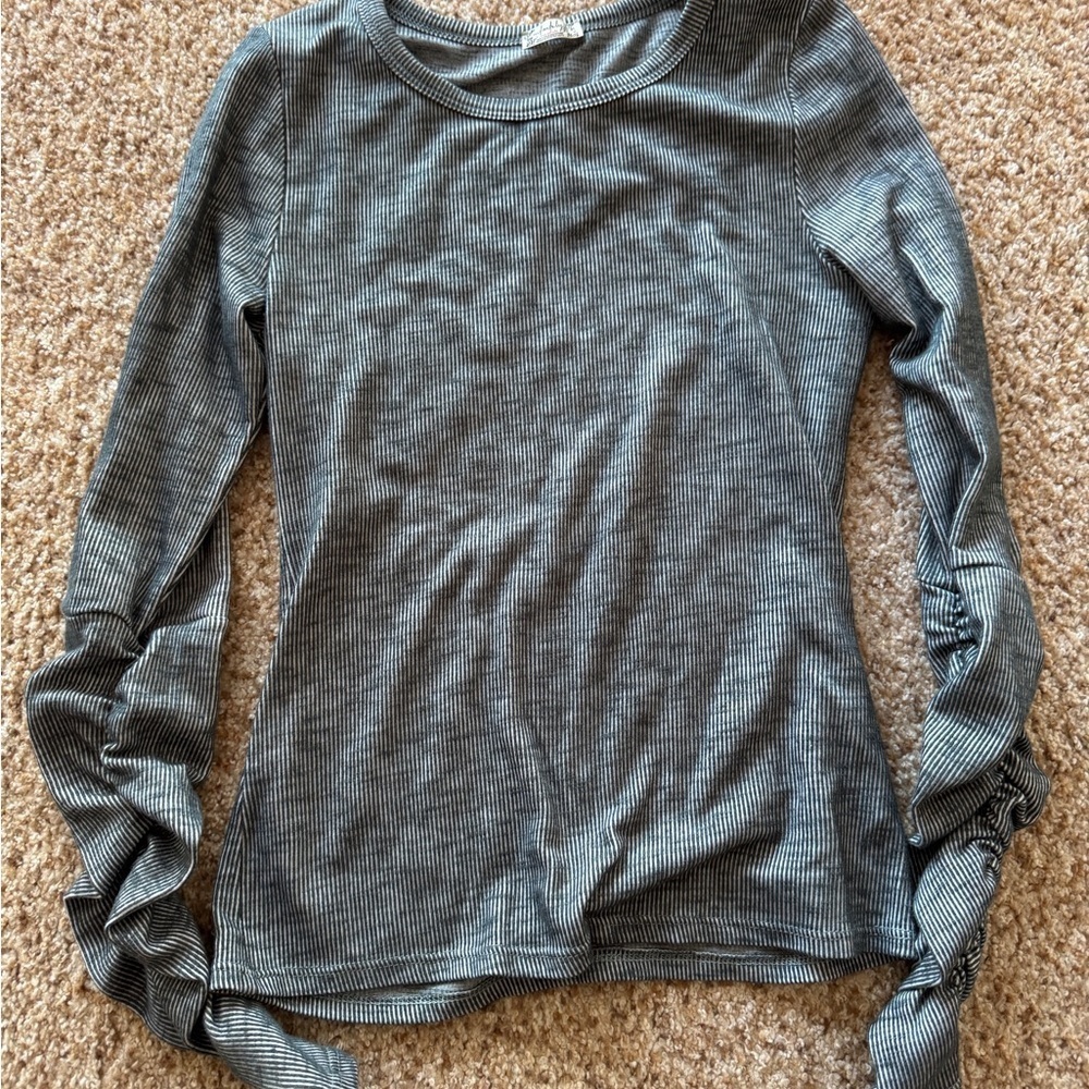 Free People Intimately top size small teal rouched